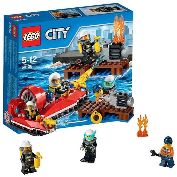 Lego City 60106 Лего Город Набор для начинающих ,Пожарная охрана,