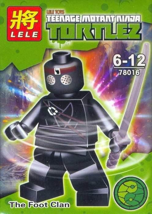 Конструктор LELE "Teenage Motant Ninja TORTLES / Черепашки-ниндзя" Арт.78016-4