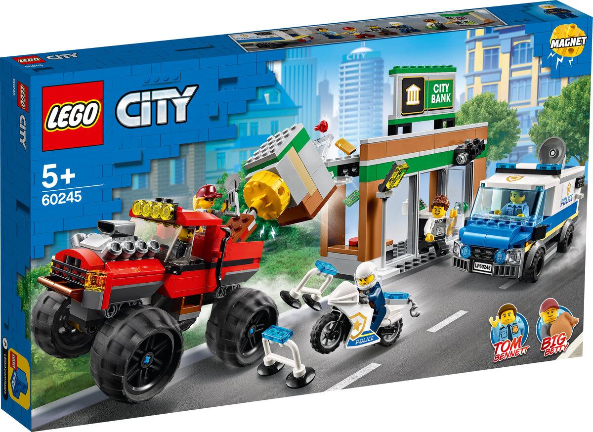 Lego City 60245 Лего Город Ограбление полицейского монстр-трака