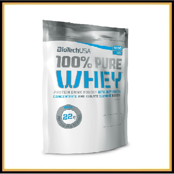 Сывороточный протеин BioTech Pure Whey 1000 г «Шоколад»