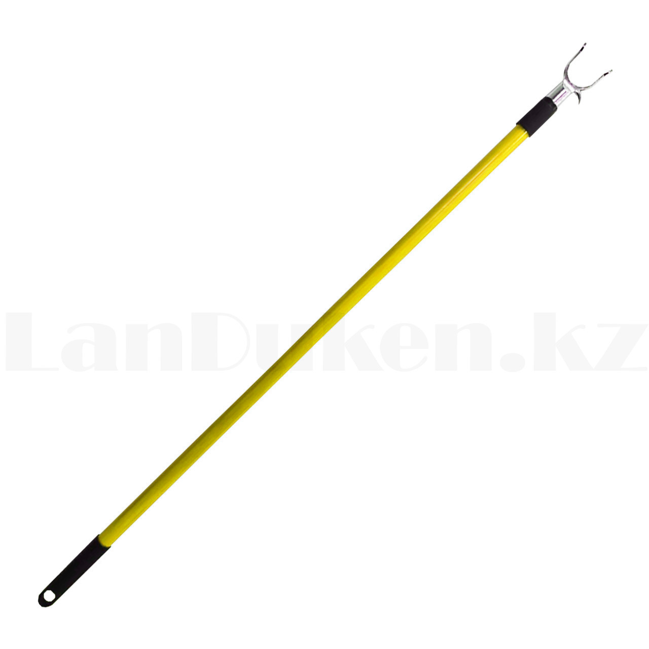 Палка-съёмник с крюком телескопическая раздвижная металлическая 1,12 м - 2 м желтая - фото 3 - id-p97603369