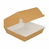 Коробка для бургера 17,5*18*7,5 см,натуральный (1упаковка 50 шт) картон, Garcia de PouИспания