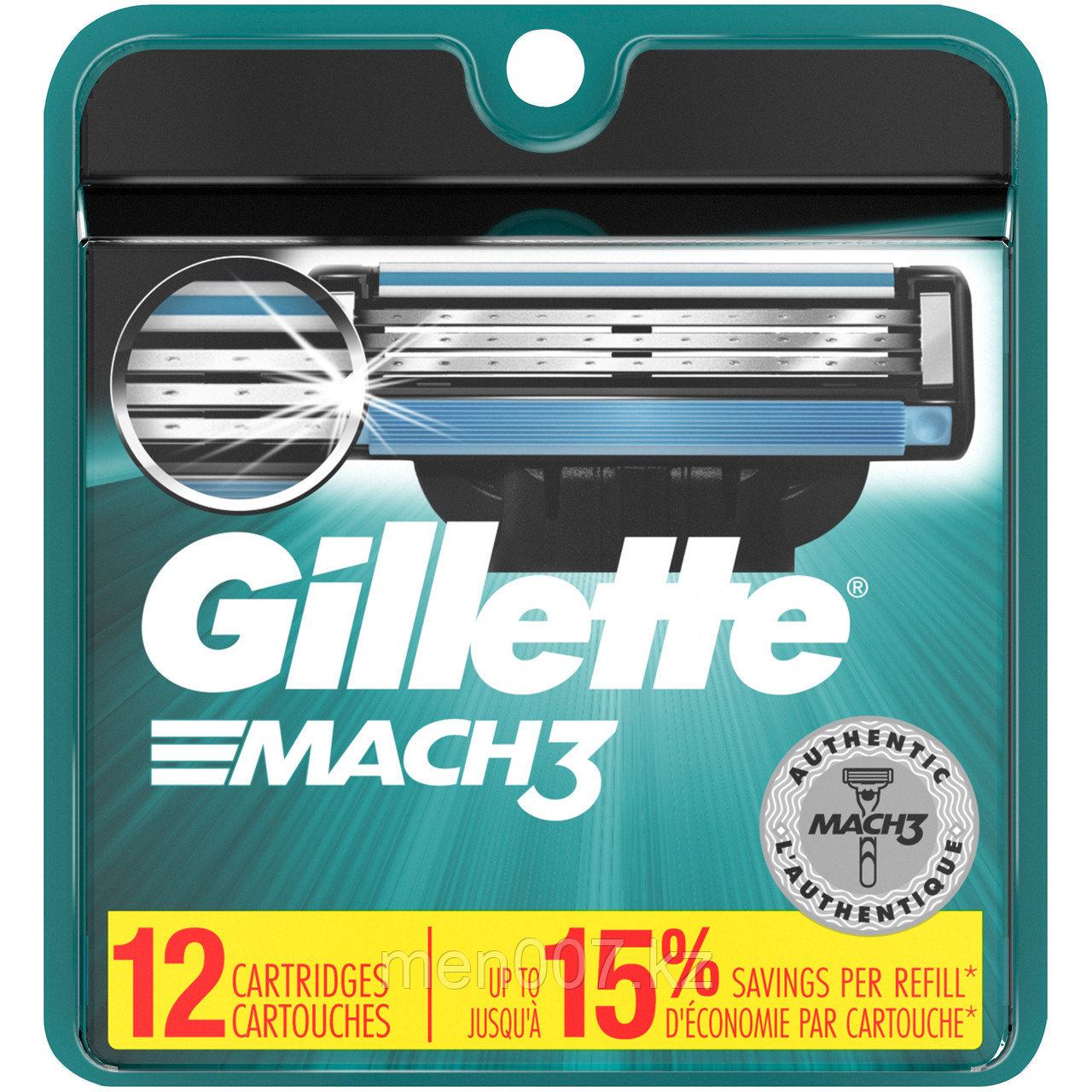 Gillette Mach 3  (12 кассет) США