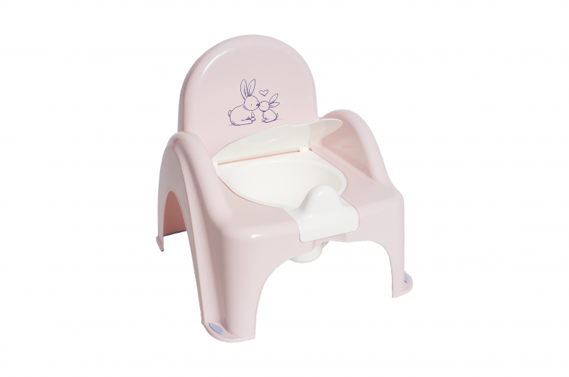 Горшок-стульчик Tega Baby Кролики розовый