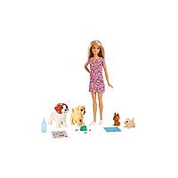 Mattel Barbie FXH08 Барби и щенки