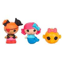 Lalaloopsy Tinies 539827 Лалалупси Малютки уп-ка из 3 шт.- Русалочка, Пират, Рыбка
