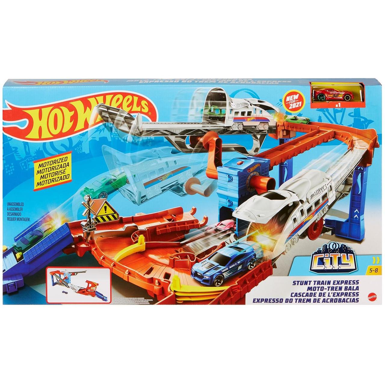 Hot Wheels Набор Поезд-экспресс для трюков Хот Вилс - фото 1 - id-p97600976