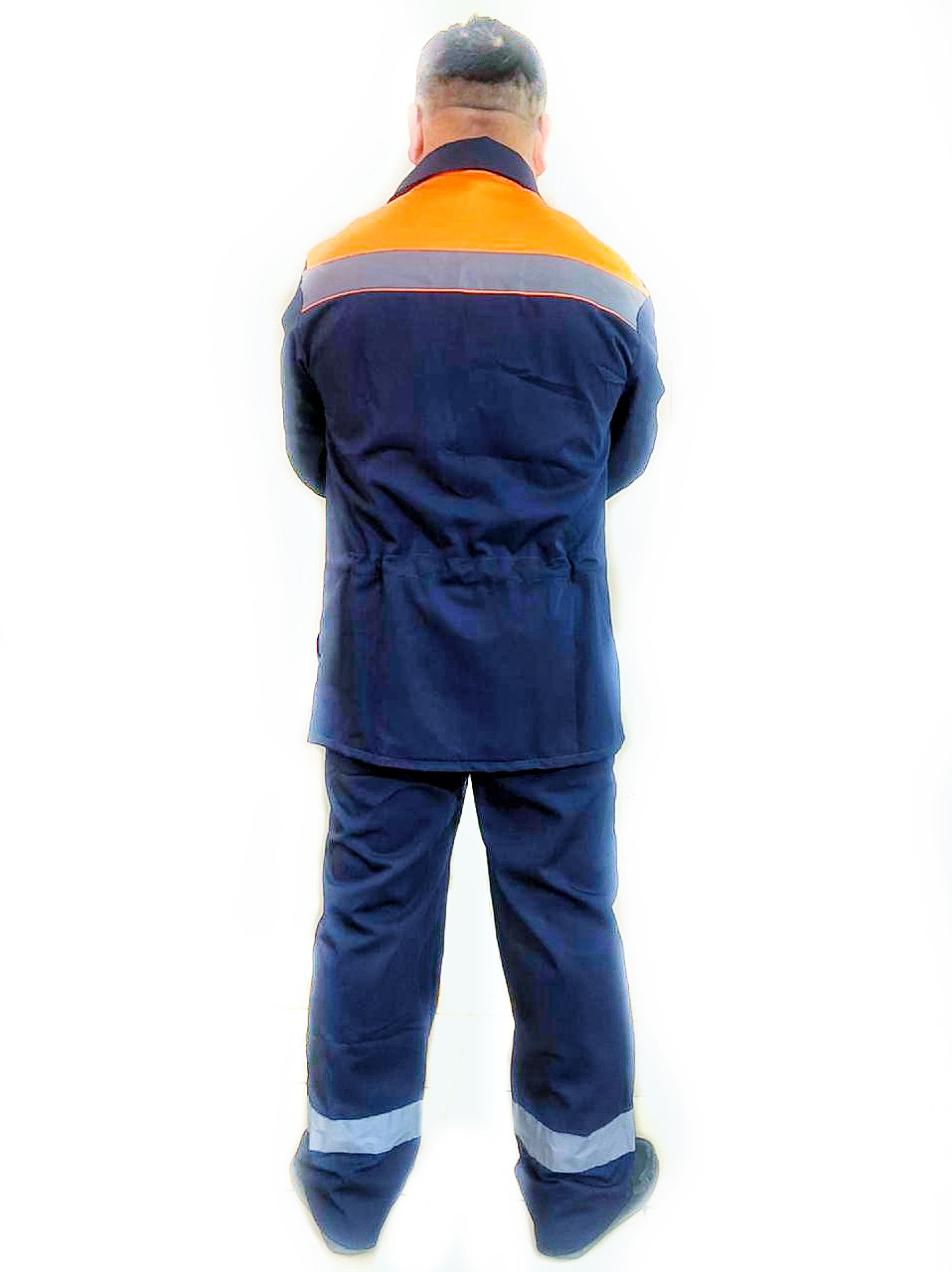 Костюм рабочий "ТВИЛ" куртка, брюки (оранжевая кокетка) - фото 2 - id-p97615324