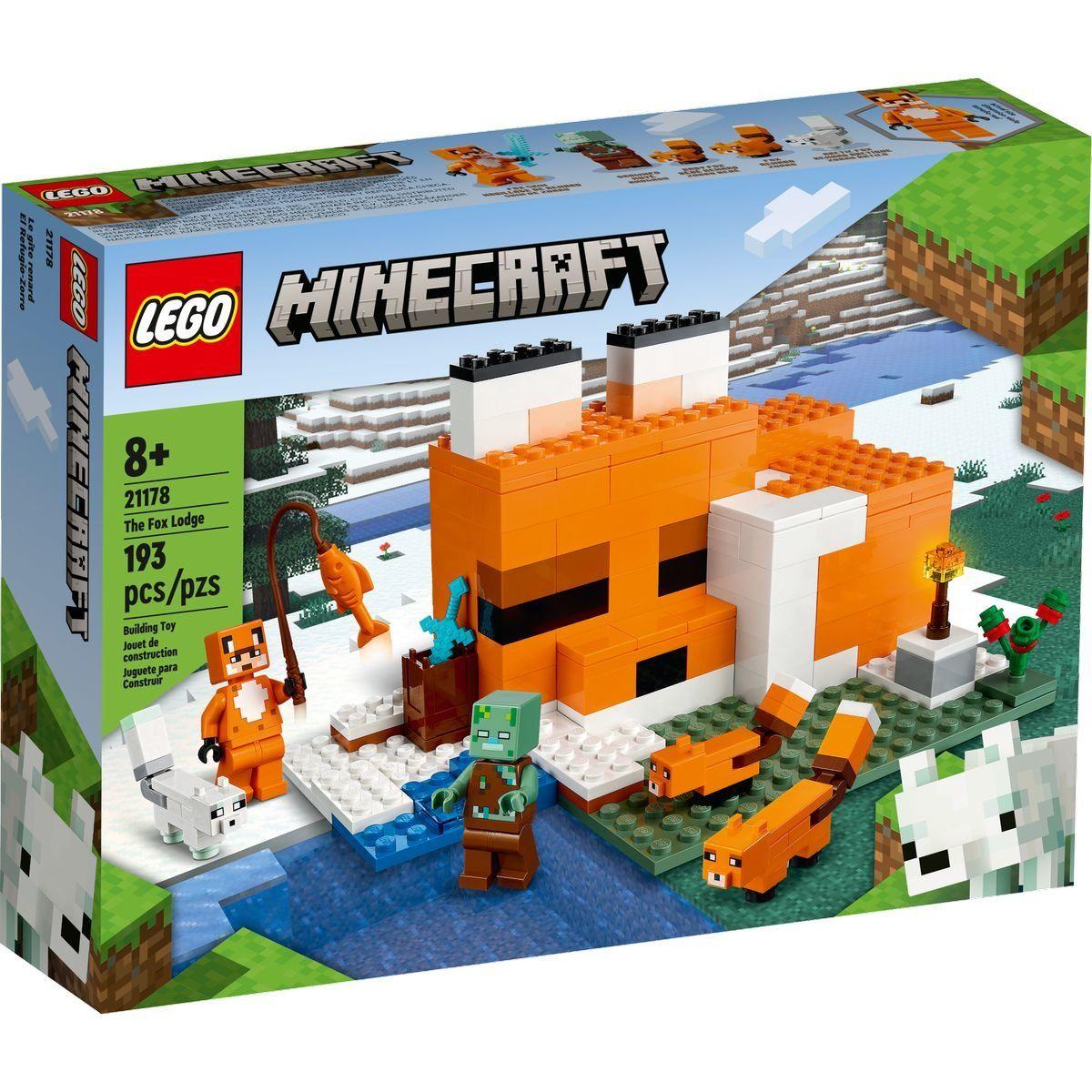 21178 Lego Minecraft Лисья хижина, Лего Майнкрафт