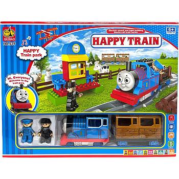 539 Поровозик Томас с рельсами (85*56см)  Happy Train 49*38см