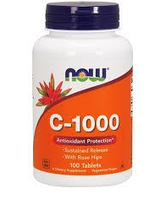 Витамины VITAMIN C-1000, 100 TABS.