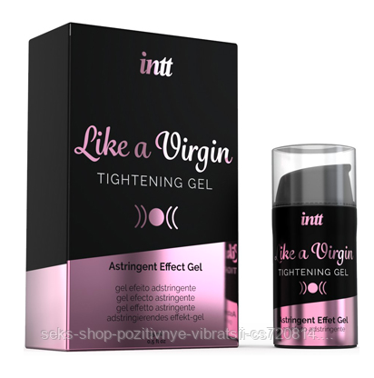 Интимный гель сужающий Like a Virgin  - Intt Cosmetics 15ml