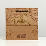 Пакет подарочный "Гороскоп", крафт, 22.5 x 23 x 10 см, фото 2