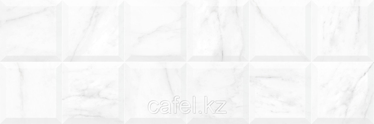 Кафель | Плитка настенная 30х90 Монте | Monte 7Д белый мозайка