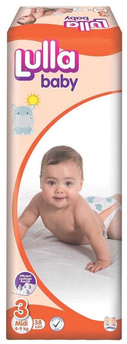 Подгузники премиум LULLA BABY № 3 MIDI, 4-9кг, 68 шт.
