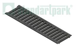 РЕШЕТКА ВОДОПРИЕМНАЯ POLYMAX BASIC DN100 ПЛАСТИКОВАЯ ЩЕЛЕВАЯ КЛ. А15