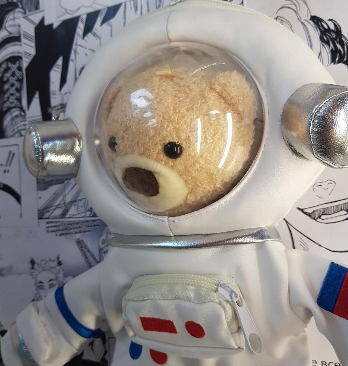 Сумка в виде медвежонка космонавта - фото 3 - id-p97624409