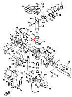 Втулка поворотного вала Yamaha Y 9,9 - 15 6824253700