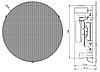 CIRA724/W AUDAC встраиваемая двухполосная акустическая система, потолочный громкоговоритель, фото 2