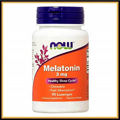 Now Foods мелатонин 3 мг 90 таблеток