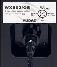 WX302/OW AUDAC всепогодная двухполосная акустическая система, громкоговоритель, фото 2