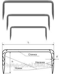 Скоба строительная 6 (6.5) мм (250х60-70) - фото 2 - id-p97626371