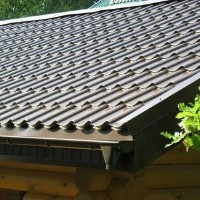 крыша покрытая металлочерепицей