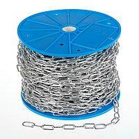 Цепь короткозвенная, (сварная оцинк.) 3 мм. (Россия)