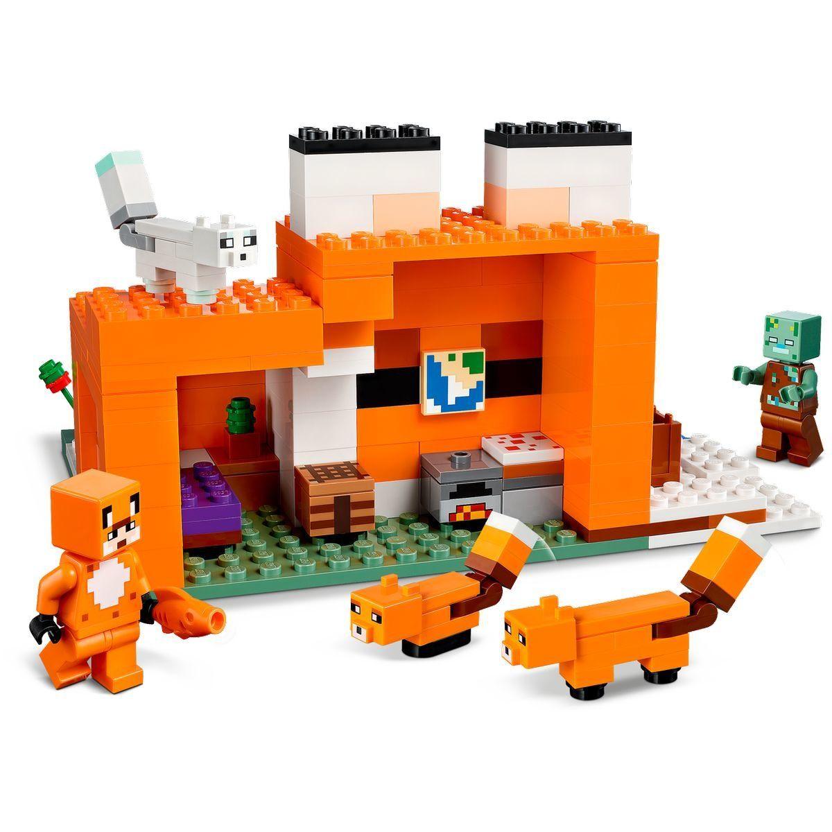 21178 Lego Minecraft Лисья хижина, Лего Майнкрафт - фото 4 - id-p97615189