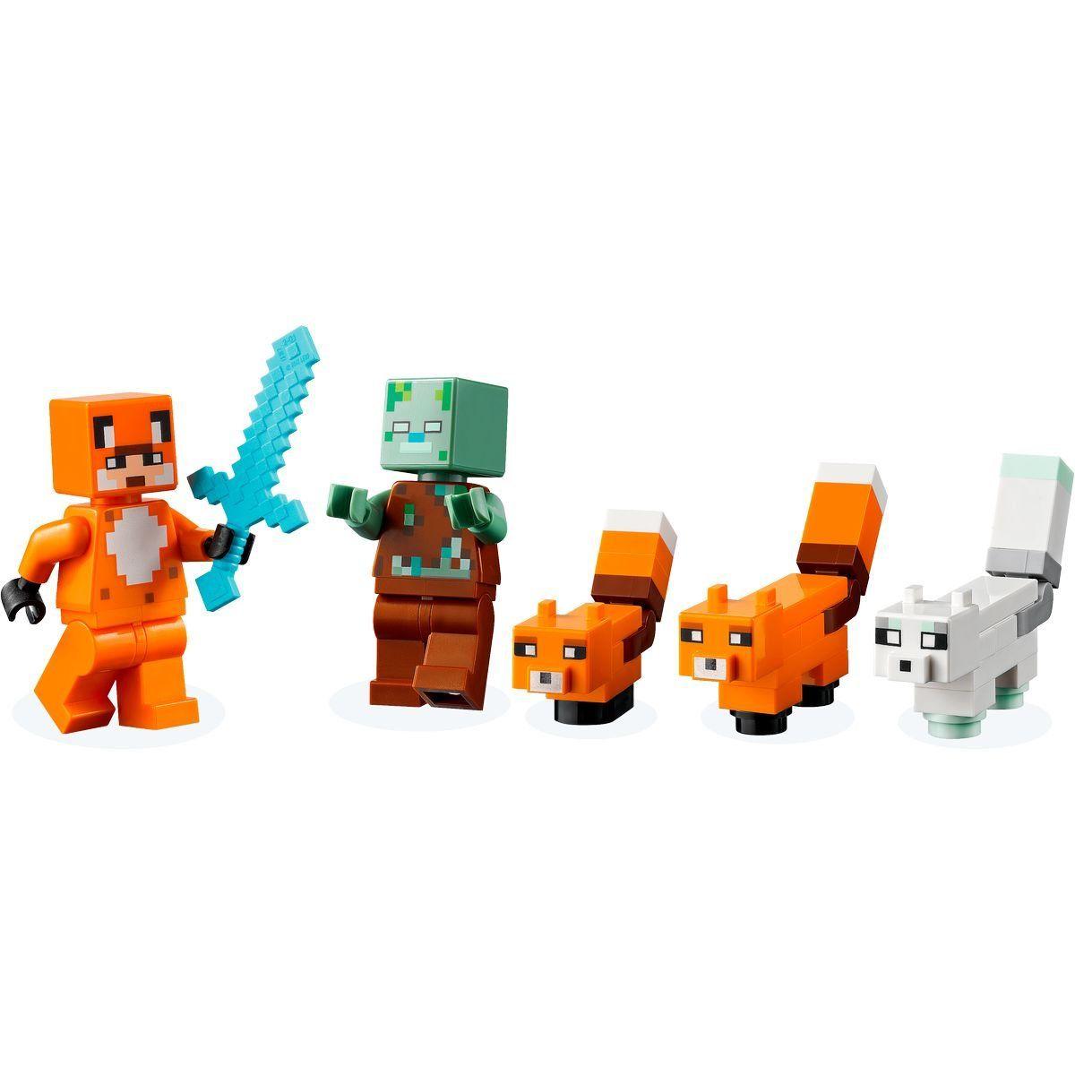 21178 Lego Minecraft Лисья хижина, Лего Майнкрафт - фото 6 - id-p97615189