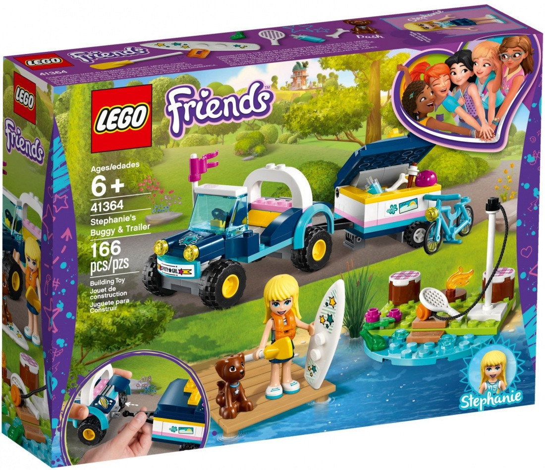 41364 Lego Friends Багги с прицепом Стефани, Лего Подружки
