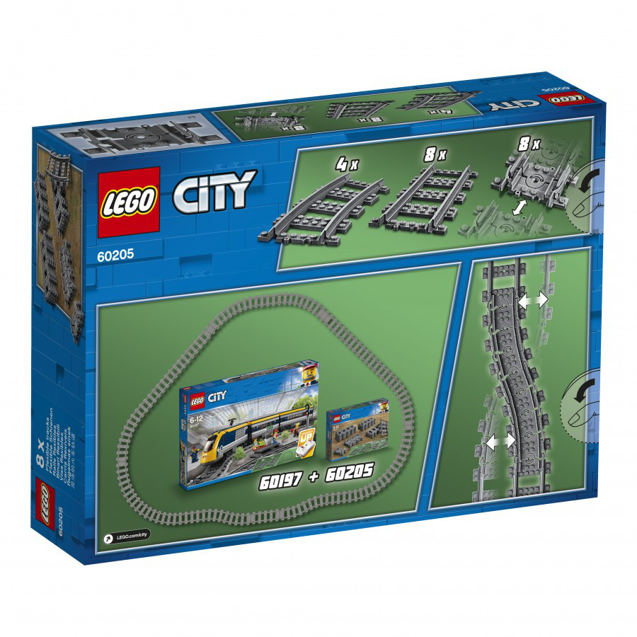 60205 Lego City Рельсы, Лего Город Сити - фото 2 - id-p59398543
