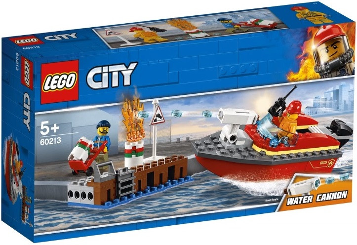 60213 Lego City Пожарные: Пожар в порту, Лего Город Сити