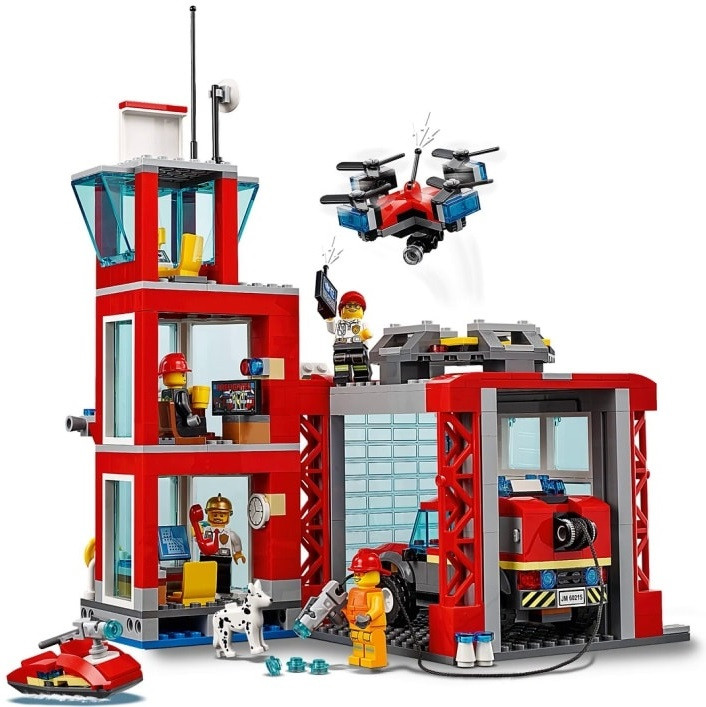 60215 Lego City Пожарные: Пожарное депо, Лего Город Сити - фото 4 - id-p59397923