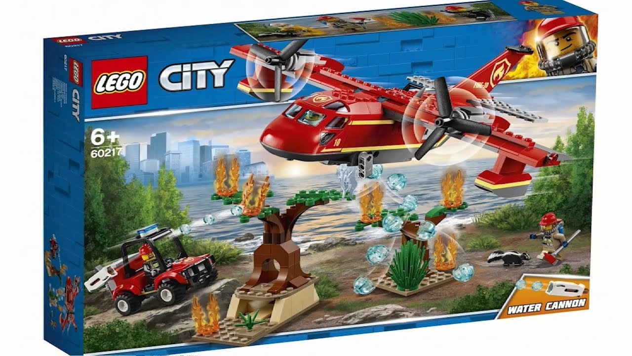 60217 Lego City Пожарные: Пожарный самолет, Лего Город Сити