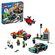 60319 Lego City Пожарная бригада и полицейская погоня, Лего город Сити, фото 3