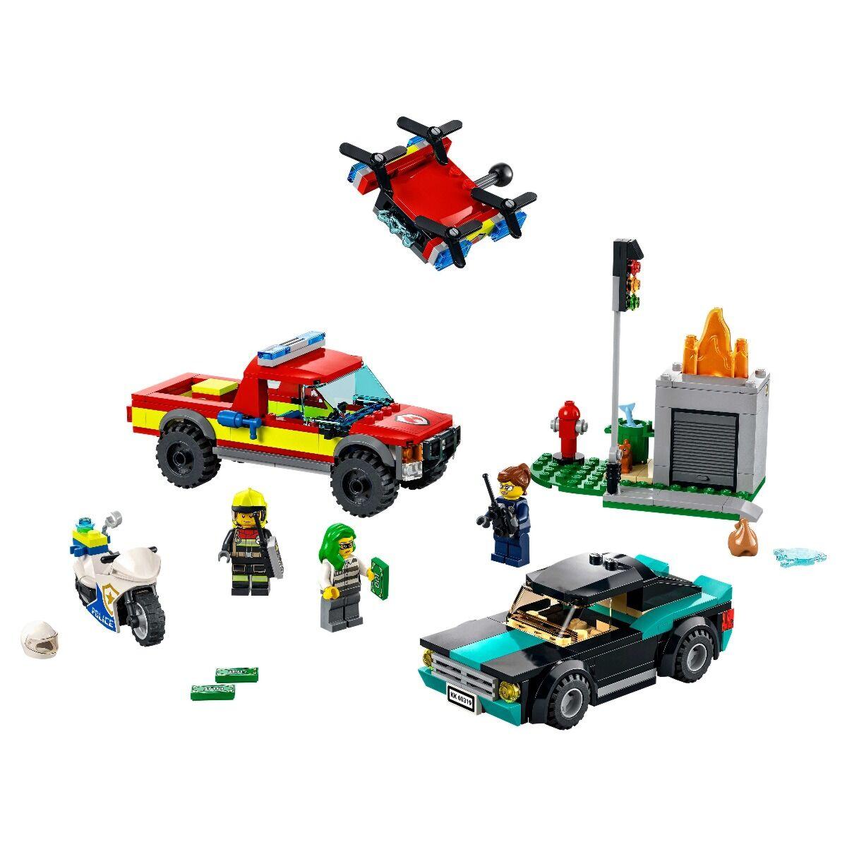 60319 Lego City Пожарная бригада и полицейская погоня, Лего город Сити - фото 4 - id-p97419146