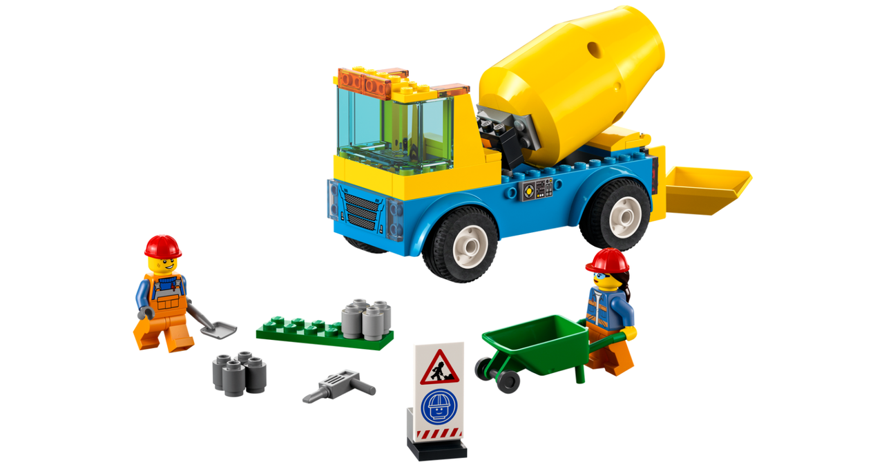 60325 Lego City Бетономешалка, Лего Город Сити - фото 5 - id-p97199307