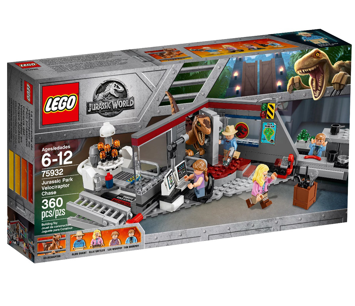 75932 Lego Jurassic World Охота на рапторов в Парке Юрского Периода, Лего Мир Юрского периода