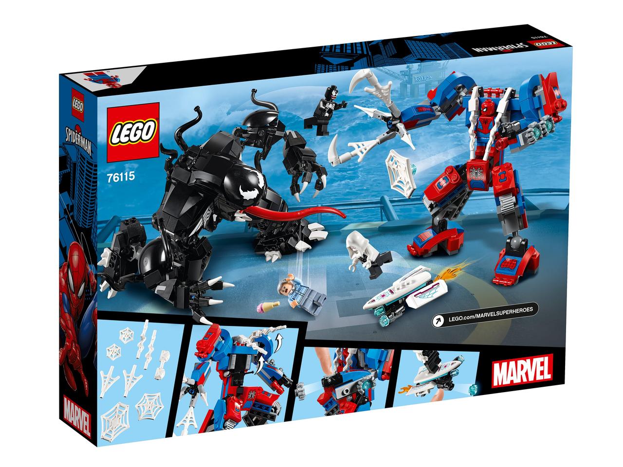 76115 Lego Super Heroes Человек-паук против Венома, Лего Супергерои Marvel - фото 2 - id-p59398106