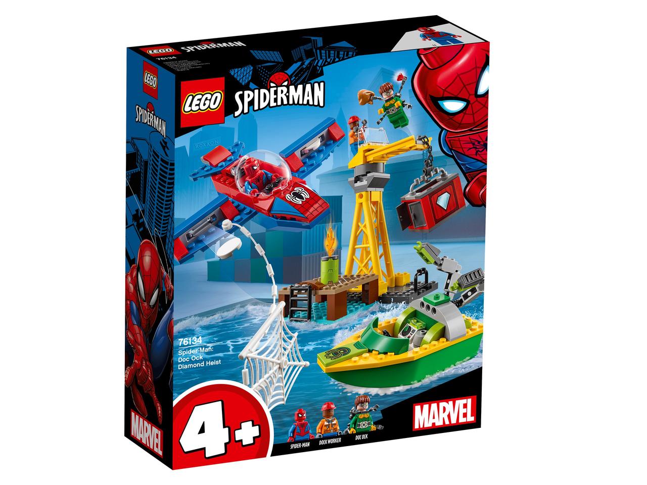 76134 Lego Super Heroes Человек-Паук: похищение бриллиантов Доктором Осьминогом