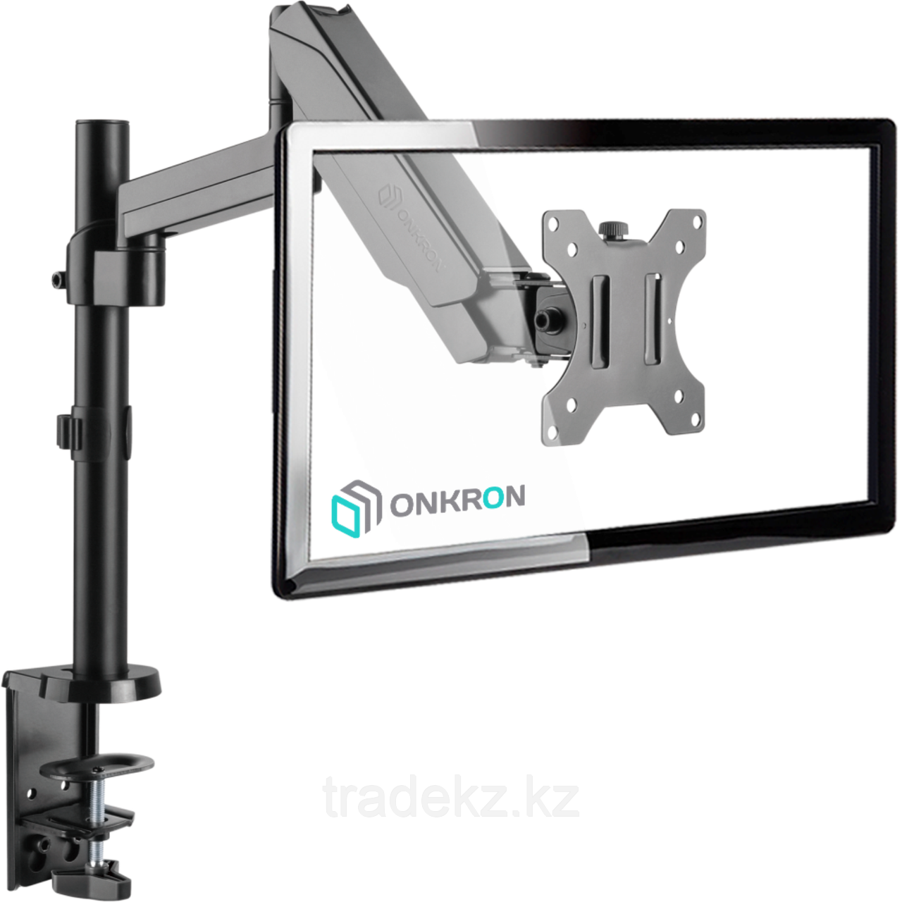 Кронштейн настольный для монитора ONKRON G70B/черный/газлифт