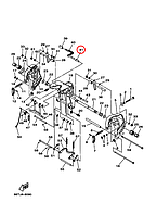 Втулка струбцины Yamaha Y 40 \ F20-F25 9038610M99