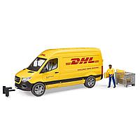 Bruder Игрушечный Фургон Mercedes-Benz Sprinter DHL фигуркой (Брудер 02-671)