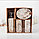 Набор аксессуаров для ванной комнаты «Преображение камня», 4 предмета (дозатор 400 мл, мыльница, 2 стакана), фото 2