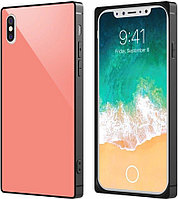 Чехол Vipe VPIPXGLASSPNK (для Apple iPhone X, Glass, розовый)