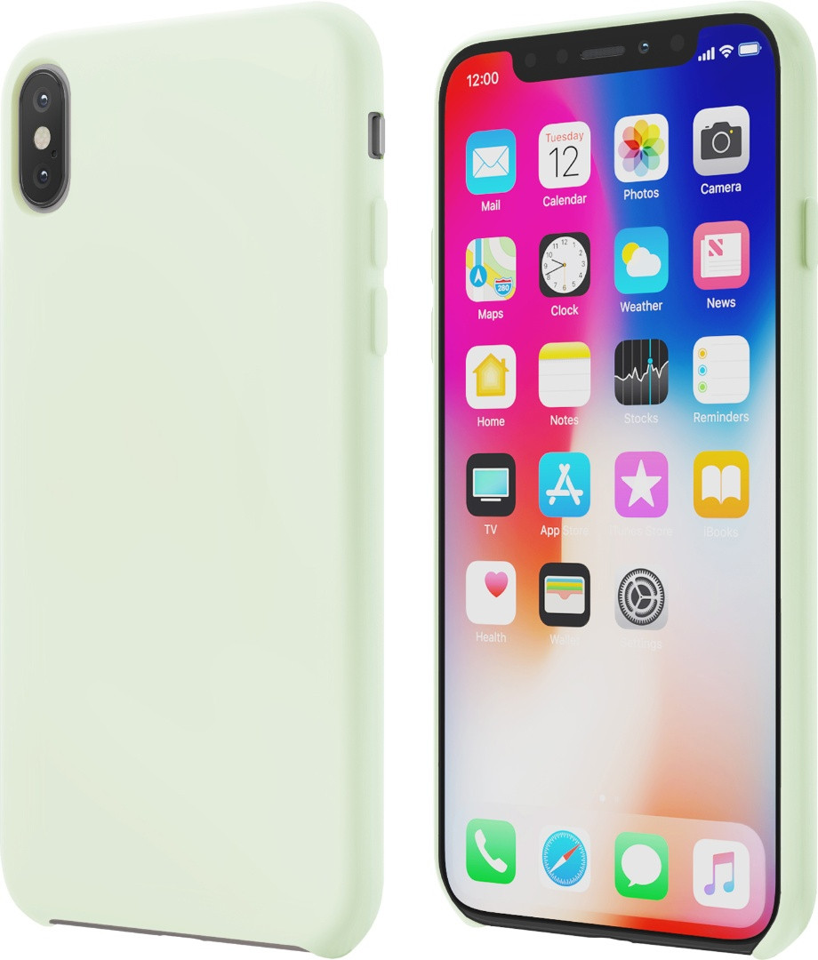 Чехол Vipe VPIPXGUMGRN (для Apple iPhone X, Gum, зеленый)