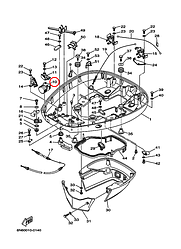 Уплотнительная резинка Yamaha Y 100 - 200 6N74272520