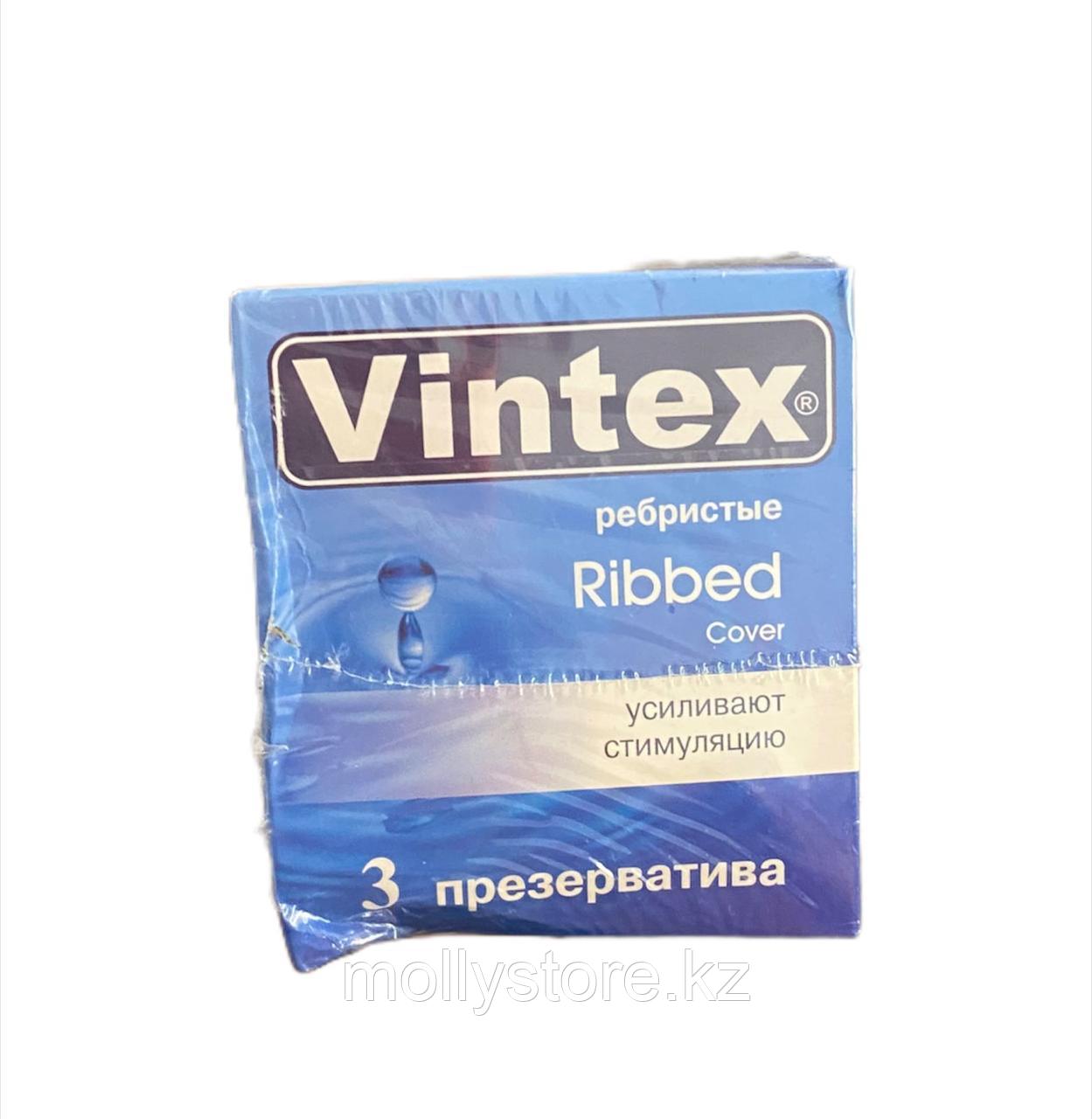 Презервативы Vintex, ребристые 3шт