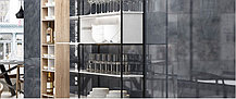 Мебельный фасад из МДФ 18мм LUXE STEEL BOARD GRAFITO